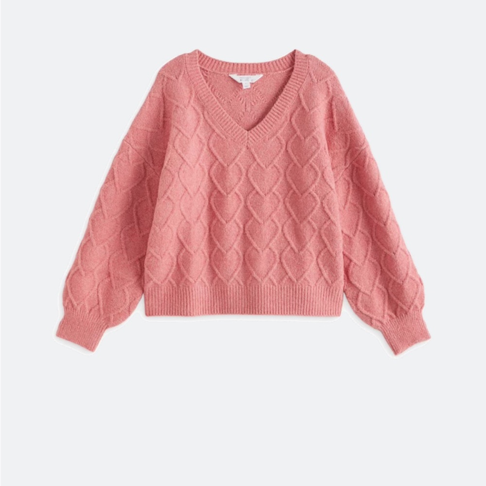 Market & Spruce Blush V-Neck Sweater